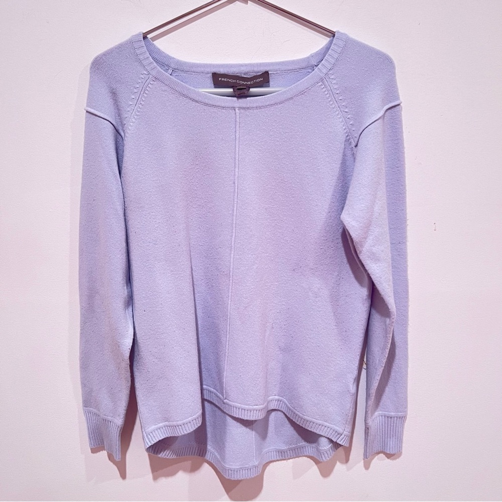 French Connection Light Blue Crew Neck Sweater